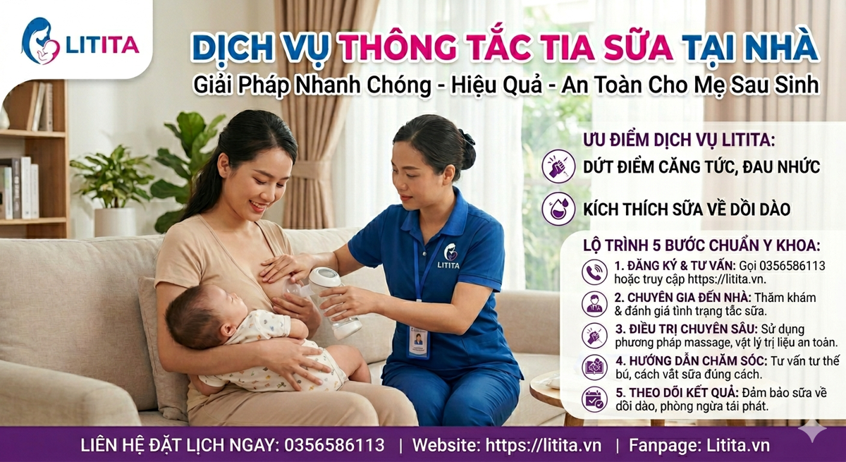 Thông tắc tia sữa